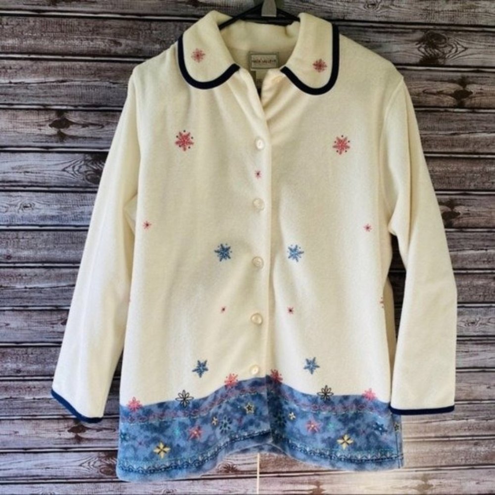 Napa Valley‎ Button-down Fleece/Jacket Size M